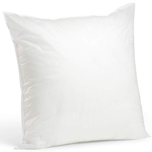 Product Cover Foamily Premium Hypoallergenic Stuffer Pillow Insert Sham Square Form Polyester, 28
