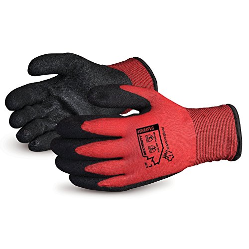 Product Cover Superior Winter Work Gloves - Fleece-Lined with Black Tight Grip Palms (Cold Temperatures) SNTAPVC - Size Medium