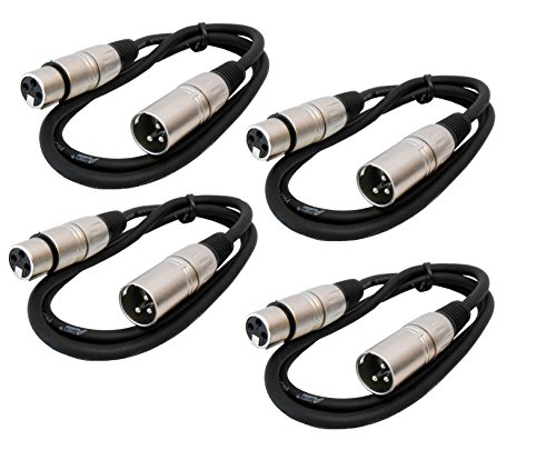 Product Cover Audio2000'S ADC2037X4 3 ft XLR Female to XLR Male Microphone Cable
