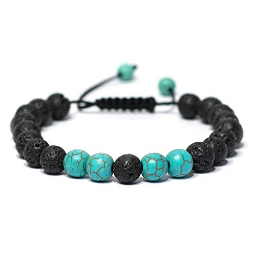 Product Cover Banana Bucket Adjustable Calm Lava Stone Diffuser Bracelet - Meditation, grounding, Healing, Genuine Stones, Natural, Essential Oils, self Confidence, Holistic, Aromatherapy