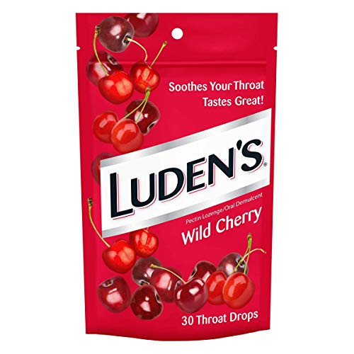 Product Cover Luden's Wild Cherry Throat Drops | Deliciously Soothing | 30 Drops | 1 Bag