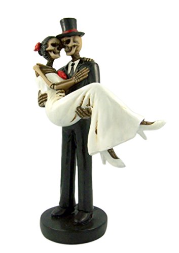 Product Cover Forever Yours Skeleton Wedding Couple Bride and Groom Day of the Dead Figurine
