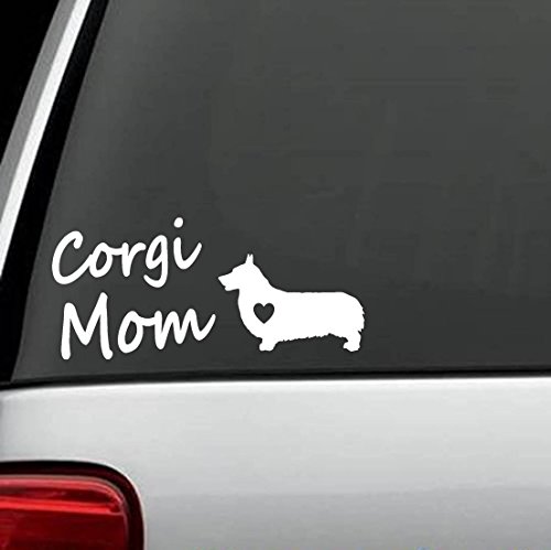 Product Cover Bluegrass Decals C1142 Corgi Mom Dog Breed Decal Sticker