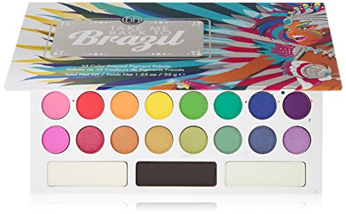 Product Cover BH Cosmetics Pressed Pigment Eyeshadow Palette, Take Me Back To Brazil
