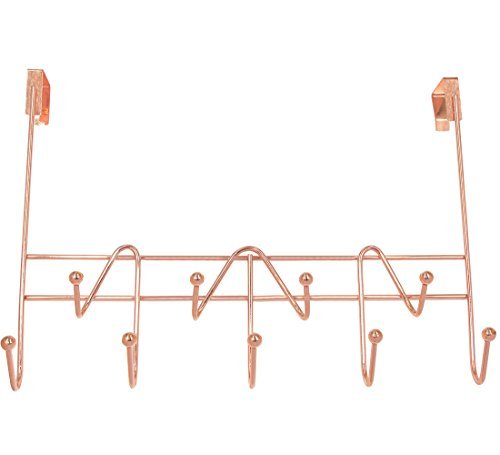 Product Cover Superbpag Over The Door Hooks Rack Organizer for Hanging Coats, Hats, Robes, Clothes or Towels - 9 Hooks