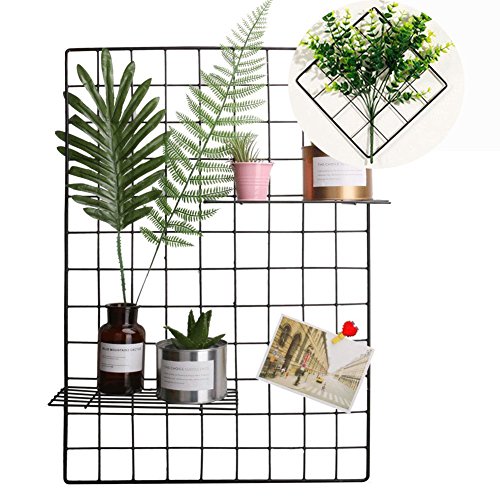 Product Cover Wire Grid Panel, Multifunction Photo Wall Decor Dispaly Vinyl Dipped Organizer for Home Decor Dorm Decoration 25.6