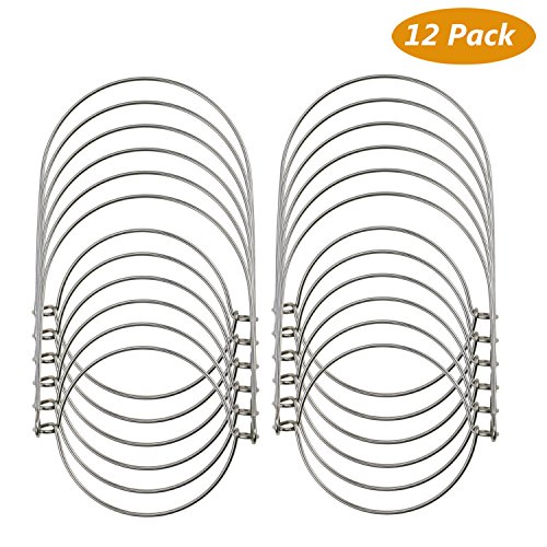 Product Cover TedGem 8 Pack Wire Handles (Handle-Ease) for Mason, Stainless Steel Mason Jar Hanger, Canning Jars Hanger, Hanging Jars, Jar hanging Hook for Regular Mouth Mason, Ball
