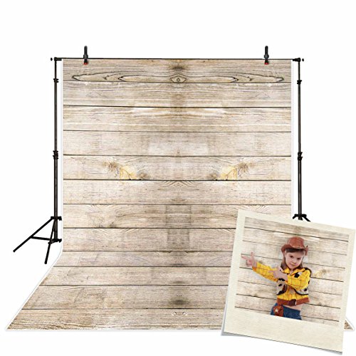 Product Cover Funnytree Vinyl Wood Photography Background Backdrops Wooden Board Child Baby Shower Photo Studio Prop Photobooth Photoshoot 3x5ft