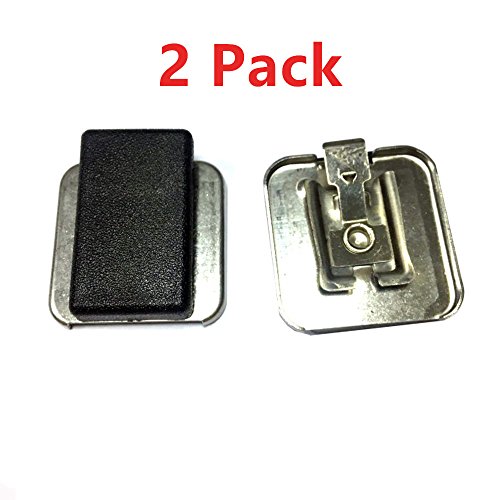 Product Cover 2Pack Belt Clip for Motorola Replacement Microphone Clip PMMN4013A 4021 4022 4013 4051 4025 Handheld Speaker Microphone MIC Two Way Radio Accessory (2 Packs)