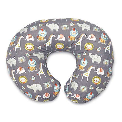 Product Cover Boppy Original Nursing Pillow and Positioner, Sketch Slate Gray, Cotton Blend Fabric with allover fashion