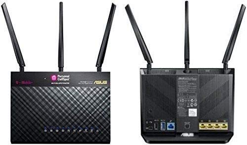 Product Cover T-Mobile (AC-1900) By ASUS Wireless-AC1900 Dual-Band Gigabit Router, AiProtection with Trend Micro for Complete Network Security (Renewed)