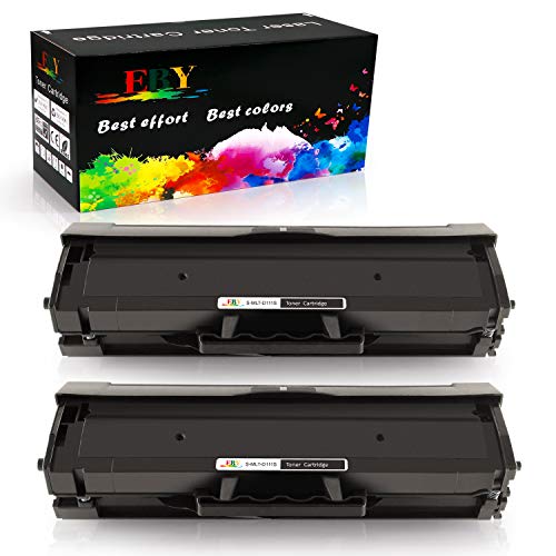Product Cover EBY Compatible Toner Cartridge Replacement for Samsung MLT-D111S MLT-D111L 111S 111L Use with Samsung Xpress M2020W M2070 M2070FW M2020 M2070W M2026 M2026W M2022 M2020W (Black 2 Pack)