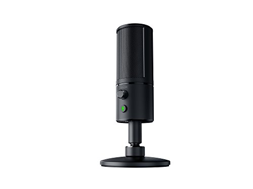 Product Cover Razer Seiren X USB Streaming Microphone: Professional Grade - Built-In Shock Mount - Supercardiod Pick-Up Pattern - Anodized Aluminum - Matte Black