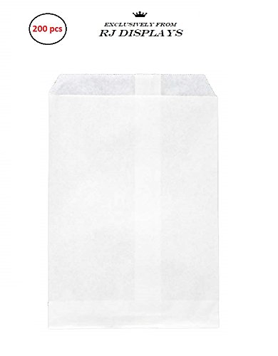 Product Cover 200 WHITE Kraft Paper Bags, 5