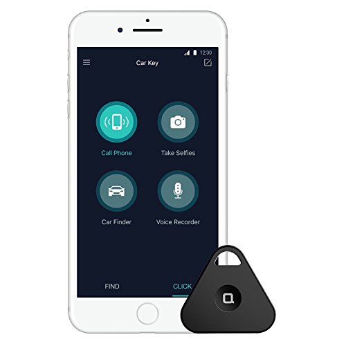 Product Cover nonda iHere Key Finder, Phone Finder, Car Finder, Selfie Remote and Voice Recording Rechargeable Bluetooth Tracker for iPhone 4S/5/6/6S, iPad, Samsung Galaxy S5/S6/Note 4 and More (Gen 4)