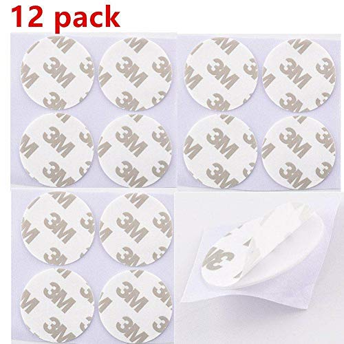 Product Cover MGQFY 12 PCS Adhesive Pads Replacement Stickers Compatible with Phone Stand Magnetic Holder Car mount /wall hook etc