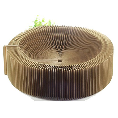Product Cover BobbyPet Cat Scratcher Lounge Bed - Collapsible Round Shape for Big cat