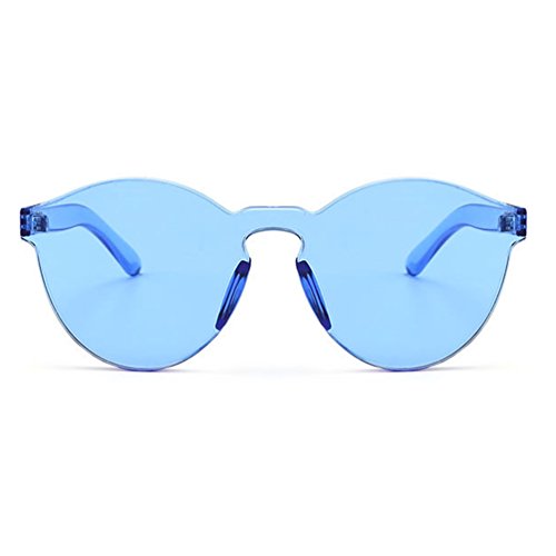 Product Cover Armear Oversized One Piece Rimless Tinted Sunglasses Clear Colored Lenses