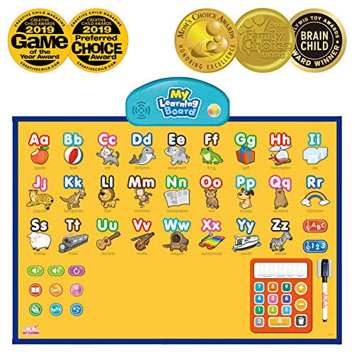 Product Cover BEST LEARNING i-Poster My Learning Board - Electronic Interactive Educational Talking Poster Toy for Kids of Ages 3 to 6 Years