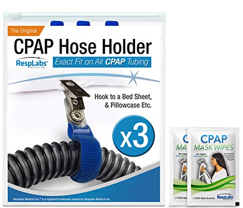 Product Cover RespLabs CPAP Hose Holder, Hanger - The Original CPAP Hose Holder & Tube Clips [3 Pack]