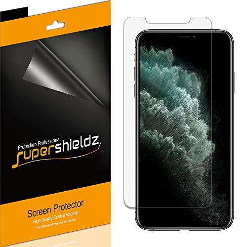 Product Cover (6 Pack) Supershieldz for Apple iPhone 11 Pro, iPhone Xs and iPhone X (5.8 inch) Screen Protector, High Definition Clear Shield (PET)