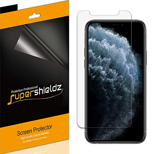 Product Cover (6 Pack) Supershieldz for Apple iPhone 11 Pro, iPhone Xs and iPhone X (5.8 inch) Screen Protector, Anti Glare and Anti Fingerprint (Matte) Shield