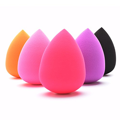 Product Cover Oxeely 5pcs Beauty Makeup Sponges Original Blenders set, Latex Free Foundation Blending for Liquid, Cream and Powders