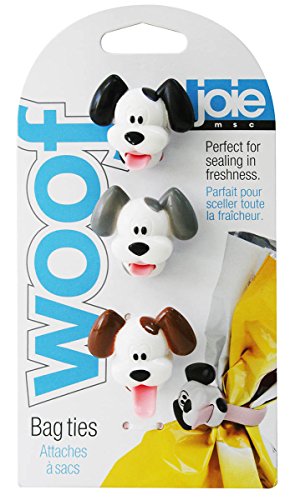 Product Cover MSC International 12605 Silicone Joie Woof Bag Ties, White