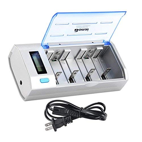 Product Cover BONAI BONAI LCD Universal Battery Charger for AA, AAA, C, D, 9V Ni-MH Ni-CD Rechargeable Batteries with Discharge Function
