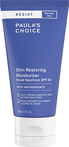 Product Cover Paula's Choice RESIST Skin Restoring Moisturizer SPF 50, UVA & UVB Protection, Shea Butter & Niacinamide, Anti-Aging Sunscreen for Dry Skin, 2 Ounce