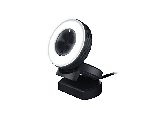 Product Cover Razer Kiyo Streaming Webcam: 1080p 30 FPS / 720p 60 FPS - Ring Light w/ Adjustable Brightness  - Built-in Microphone - Advanced Autofocus