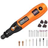 Product Cover TACKLIFE Cordless Rotary Tool 3.7V Li-on Three-Speed with 31-Piece Rotary Accessory Kit, USB Charging Cable, Collet Size 3/32-inch(2.3mm) - Perfect for Small Light Jobs-PCG01B