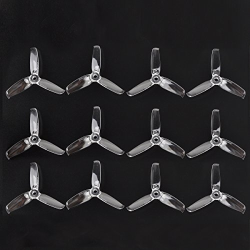 Product Cover 12pcs Gemfan 3052 3-Blade Propellers 3-inch Tri Blades Props 5mm Mounting Hole for 1306-1806 Motor FPV Quadcopter Drone