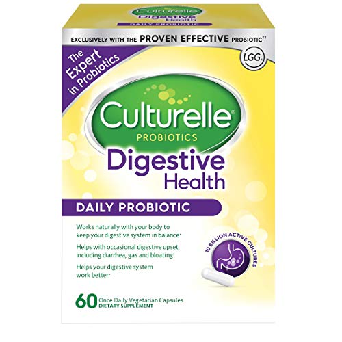 Product Cover Culturelle Daily Probiotic, Digestive Health Capsules, Works Naturally with Your Body to Keep Digestive System in Balance*, With the Proven Effective Probiotic, 60 Count