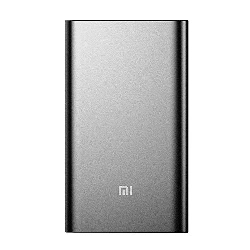 Product Cover Portable Charger, Xiaomi Mi Slim Power Bank Pro 10000mAh, 18W Fast Charging Aluminum Battery Pack for iPhone X 8 7 6 Samsung Galaxy S9 S8 S7 Android. Fast rechargeable via USB-C port