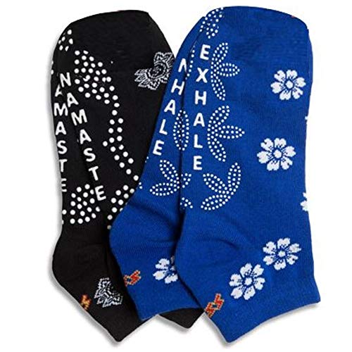 Product Cover Non-slip Non-Skid Yoga Pilates Socks for Women, Pure Barre, Great Grip for Balance (2 Pack)