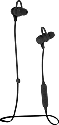 Product Cover AmazonBasics Wireless Bluetooth Fitness Headphones Earbuds with Microphone, Black