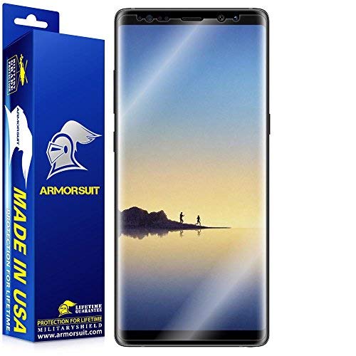 Product Cover ArmorSuit MilitaryShield Screen Protector Compatible with Samsung Galaxy Note 8 (Case Friendly) Anti-Bubble HD Clear Film