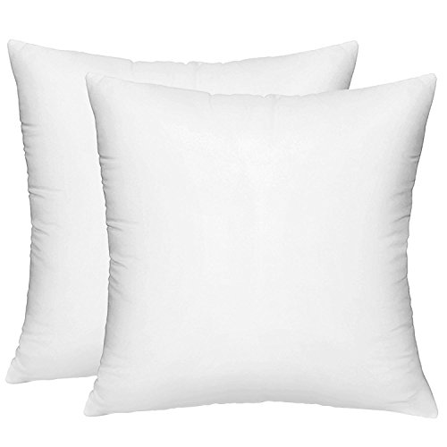 Product Cover HIPPIH 2 Pack Pillow Insert - 18 x 18 Inch Hypoallergenic Decorative Square Sofa and Bed Pillow Form Inserts