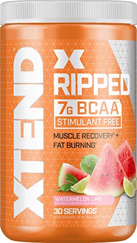 Product Cover XTEND Ripped BCAA Powder Watermelon Lime | Cutting Formula + Sugar Free Post Workout Muscle Recovery Drink with Amino Acids | 7g BCAAs for Men & Women | 30 Servings