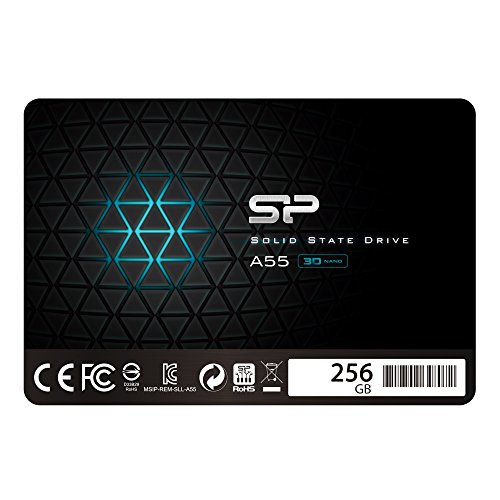 Product Cover Silicon Power 256GB SSD 3D NAND A55 SLC Cache Performance Boost SATA III 2.5