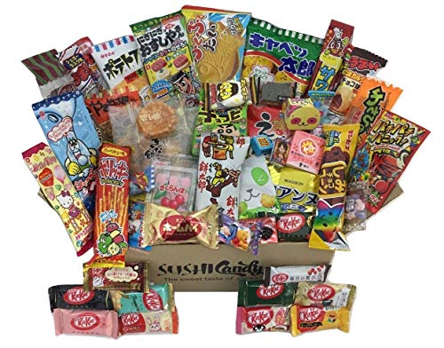 Product Cover 50 Japanese Candy & Snack POPIN COOKIN box set , big Japanese kitkat assortment (10 pieces) and other popular sweets