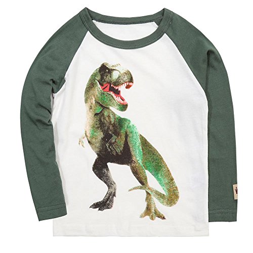 Product Cover Bleubell Teddlor Boys T-Rex Long Sleeve Dinosaur T Shirt