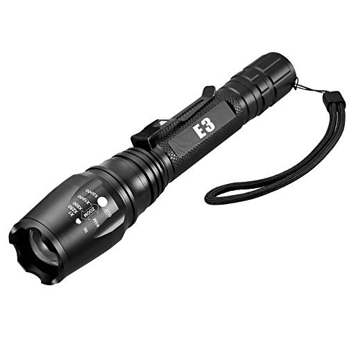 Product Cover shadowhawk cree 12000lm t6 5modes 18650 led Flashlight zoomable Military Torch