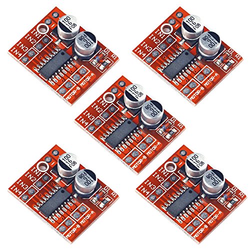 Product Cover Aideepen 5pcs 1.5A 2 Way DC Motor Driver Module Speed Dual H-Bridge Replace Stepper L298N