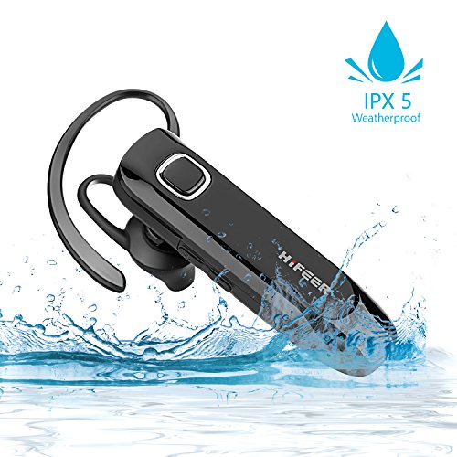 Product Cover HIFEER Bluetooth Headset Waterproof IPX5 V4.1 Bluetooth Headphone with Noise Cancelling Mic- Black