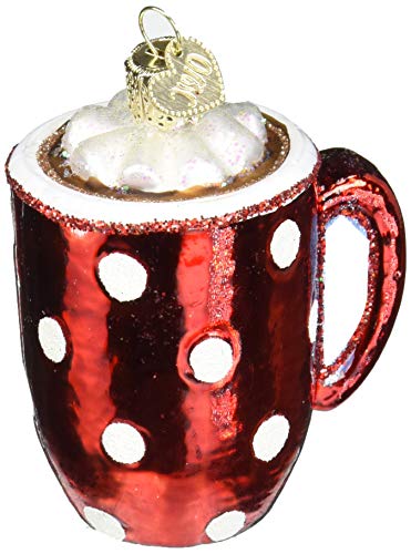 Product Cover Old World Christmas Coffee and Tea Gifts Glass Blown Ornaments for Christmas Tree Hot Cocoa