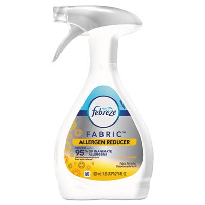 Product Cover Febreze FABRIC Refresher/Odor Elimntr, Allergen Reducer Clean Splash, 27oz Bottle, 4/CT