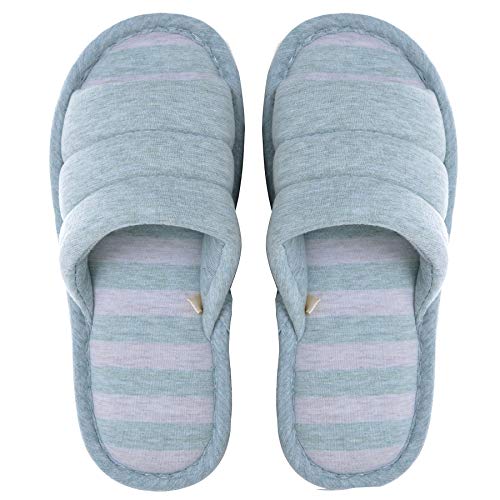 Product Cover Memorygou Cozy Womens/Mens Home Slippers, Memory Foam Casual Indoor Outdoor Shoes with Open-Toe