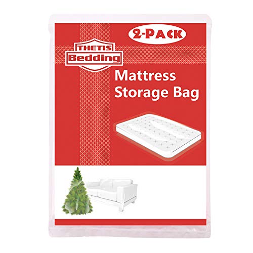Product Cover THETIS Homes 2 Pack Mattress Bag for Moving and Storage, Twin XL Size for Twin and Twin XL, 54x96 inch
